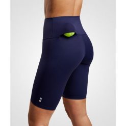 Legginsy do tenisa/padla damskie. Niebieskie legginsy damskie NORDICDOTS, s, bez wzorów, z elastanu. Za 235.00 zł.