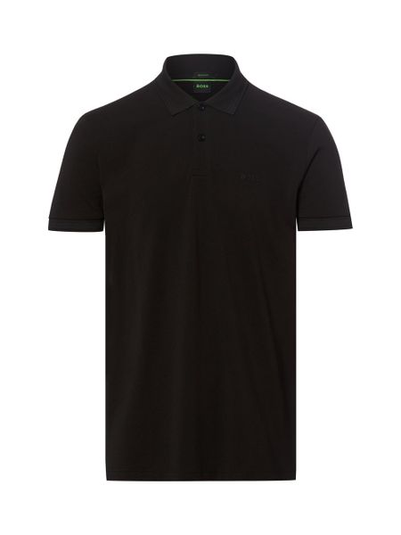 BOSS Green koszulka polo - Prio 1 Mężczyźni Bawełna (100%) czarny, XL. Czarne koszulki polo męskie Boss Green, m, z bawełny, bez ramiączek. Za 399.95 zł.