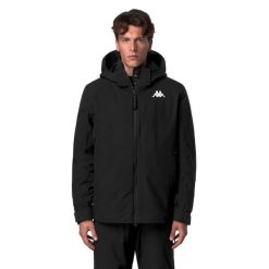 Kurtka narciarska Kappa 8cento 806. Czarne kurtki narciarskie i snowboardowe damskie Kappa, m, bez wzorów, z poliesteru, bez kaptura, narciarskie. Za 1,037.45 zł.