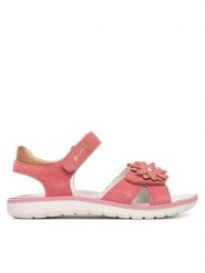 Primigi Sandały 1385222 S Koralowy. Pomarańczowe sandały dziewczęce Primigi, ze skóry, bez zapięcia. Za 279.99 zł.