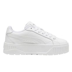 Buty sportowe Puma Karmen Ii Jr. Białe buty sportowe na co dzień damskie Puma, bez wzorów, z materiału, trekkingowe. Za 390.00 zł.