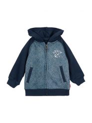 Levi's Kids Bluza w kolorze granatowym rozmiar: 80. Niebieskie bluzy i bluzki niemowlęce Levi's Kids, bez wzorów, z jeansu, bez ramiączek, bez kaptura. Za 104.45 zł.