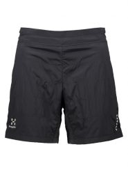 Haglöfs Szorty funkcyjne "Alpha" w kolorze czarnym rozmiar: M. Czarne spodenki sportowe damskie Haglöfs, m, outdoorowe. Za 315.50 zł.