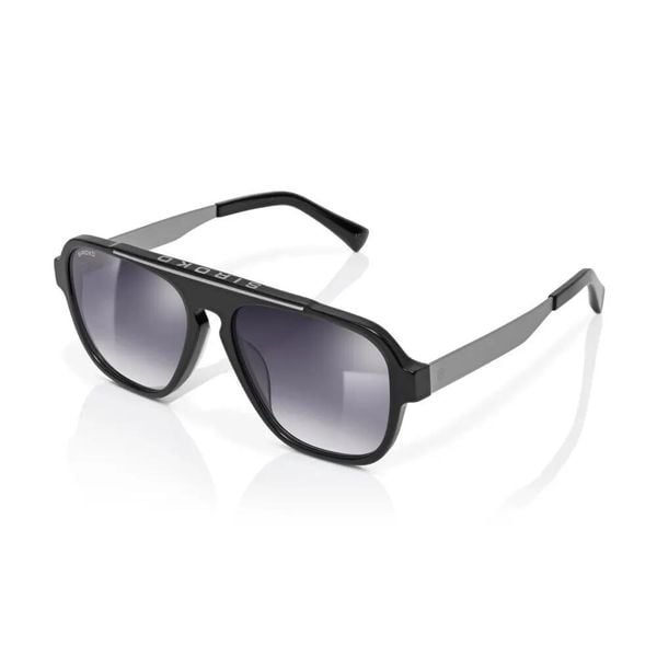 Okulary przeciwsłoneczne aviator (pilotki) Siroko Flier Total Black. Czarne okulary przeciwsłoneczne męskie SIROKO, z acetatu. Za 301.00 zł.