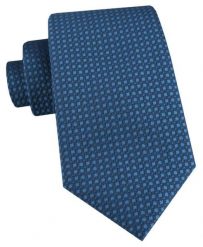 Męski Krawat - Ciemnoniebieski z Mikrowzorem - Alties. Niebieskie krawaty i muchy męskie Alties, bez wzorów, z tkaniny, eleganckie. Za 55.00 zł.