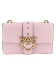 Pinko Skórzana torebka w kolorze jasnoróżowym - 21 x 13 x 7 cm rozmiar: onesize. Różowe torebki klasyczne damskie Pinko, bez wzorów, z materiału, bez dodatków. Za 831.76 zł.