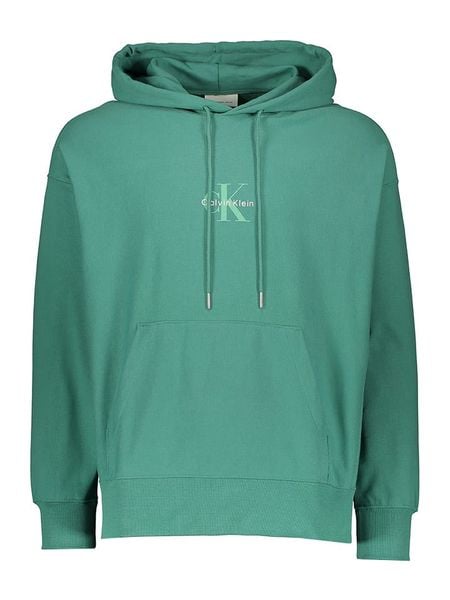 Calvin Klein Bluza w kolorze zielonym rozmiar: L. Zielone bluzy z kapturem męskie CALVIN KLEIN, l, z bawełny. Za 250.95 zł.