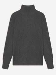 AUTHENTIC CASHMERE Kaszmirowy sweter "Eileen" w kolorze antracytowym rozmiar: XL. Czarne swetry klasyczne damskie AUTHENTIC CASHMERE, xl, z kaszmiru, bez kołnierzyka. Za 347.99 zł.