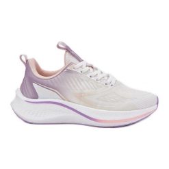 Buty Sportowe Damskie Big Star RR274A161 HI-POLY System Białe. Białe buty sportowe na co dzień damskie bez wzorów, z materiału. Za 323.91 zł.