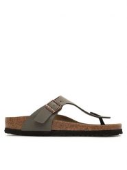 Birkenstock Japonki Gizeh Bs 0043393 Szary. Szare klapki damskie Birkenstock, bez wzorów, ze skóry, bez obcasa. Za 349.00 zł.