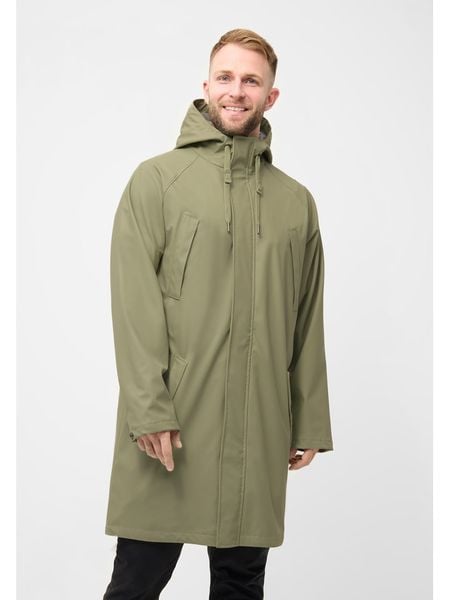 Derbe Płaszcz przeciwdeszczowy w kolorze khaki rozmiar: XXL. Brązowe płaszcze męskie Derbe, s, bez wzorów, sportowe. Za 345.36 zł.
