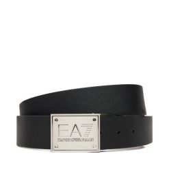 Pasek Męski EA7 Emporio Armani. Czarne paski męskie EA7 Emporio Armani, bez wzorów. Za 199.99 zł.