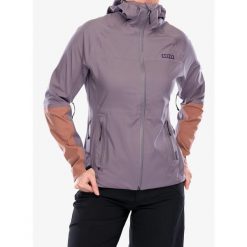Kurtka rowerowa damska ION Shelter 3L. Fioletowe kurtki damskie ION, l, bez wzorów, bez kaptura. Za 597.30 zł.