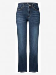 More & More Dżinsy - Slim fit - w kolorze granatowym rozmiar: 36. Niebieskie jeansy damskie MORE & MORE, z podwyższonym stanem. Za 113.90 zł.