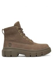 Timberland Trapery Greyfield TB0A2FT6EM51 Khaki. Brązowe trapery damskie Timberland, z nubiku, bez obcasa. Za 539.99 zł.