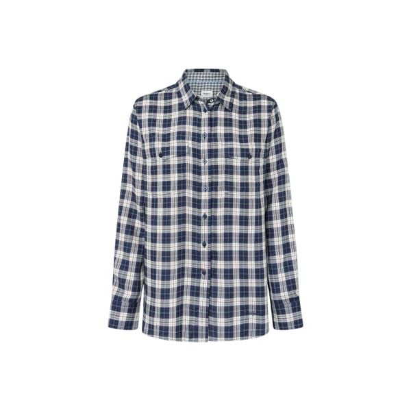 Koszula damska Pepe Jeans Polivia. Białe koszule damskie Pepe Jeans, bez wzorów, z jeansu, bez kołnierzyka, bez ramiączek. W wyprzedaży za 290.10 zł.