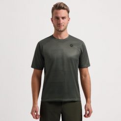 Koszulka rowerowa MTB męska Rogelli ADVNTR Core. Szare t-shirty sportowe męskie Rogelli, m, z materiału, bez ramiączek, rowerowe. Za 190.60 zł.