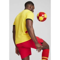 Męska koszulka domowa RC Lens 24/25 PUMA Pelé Yellow Red. Czerwone t-shirty sportowe męskie Puma, m, ze lnu, bez ramiączek, do piłki nożnej. W wyprzedaży za 271.50 zł.