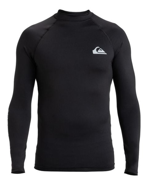 Koszulka surfingowa z długim rękawem UPF 50 dla Mężczyzn EVERYDAY Czarny. Zielone koszulki męskie z długim rękawem Quiksilver, l, z elastanu. Za 149.99 zł.