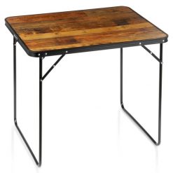 Stół turystyczny składany aluminiowy 80x60x70 cm. Czarne walizki Vilde, bez wzorów. W wyprzedaży za 107.90 zł.