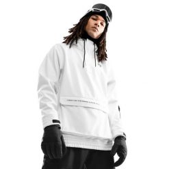 Męska kurtka snowboardowa Sporty zimowe Siroko W3 Antarctica. Białe kurtki męskie SIROKO, na zimę, m, bez wzorów, z materiału, sportowe, z kapturem. Za 342.40 zł.