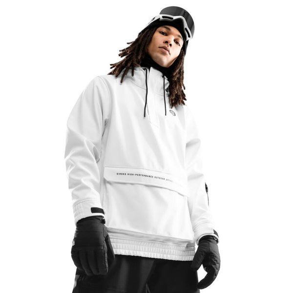 Męska kurtka snowboardowa Sporty zimowe Siroko W3 Antarctica. Białe kurtki męskie SIROKO, na zimę, m, bez wzorów, z materiału, sportowe, z kapturem. Za 342.40 zł.