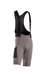 Spodenki rowerowe gravel NORTHWAVE Fast Rock bibshort UPF50 beżowy. Brązowe szorty męskie Northwave, bez wzorów, z materiału, rockowe. Za 330.00 zł.