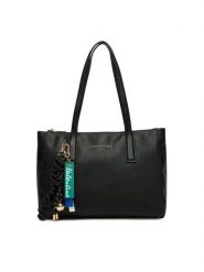 Valentino Torebka Ryta Re VBS9UI01 Czarny. Czarne torebki klasyczne damskie Valentino, bez wzorów, ze skóry, bez dodatków. Za 649.99 zł.