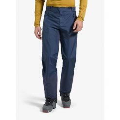 Spodnie w góry męskie La Sportiva Crossridge Evo Shell Pant. Niebieskie spodnie materiałowe męskie La Sportiva, bez wzorów, sportowe. Za 986.99 zł.