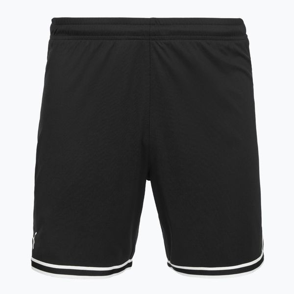 Spodenki koszykarskie męskie PUMA Hoops Team Game. Czarne szorty męskie Puma, z materiału, bez kołnierzyka. Za 119.99 zł.