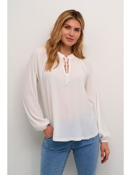 Cream Bluzka w kolorze kremowym rozmiar: 42. Brązowe bluzki damskie Cream, bez wzorów, bez kołnierzyka, bez ramiączek. Za 78.28 zł.