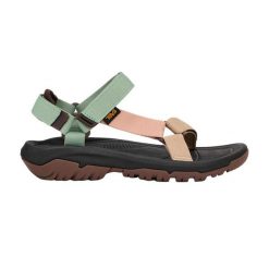 Sandały turystyczne damskie Teva Hurricane. Brązowe obuwie trekkingowe damskie Teva, bez wzorów, bez obcasa. Za 272.99 zł.