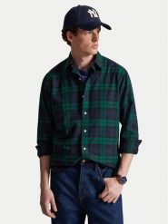 Polo Ralph Lauren Koszula 710922273501 Granatowy Custom Fit. Niebieskie koszule męskie Polo Ralph Lauren, l, bez wzorów, z bawełny, bez kołnierzyka, bez ramiączek. Za 769.99 zł.
