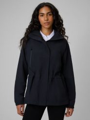 4F Parka przejściowa membrana 5000 damska - czarna XL. Czarne parki damskie 4f, l, bez wzorów, ze skóry. Za 399.99 zł.