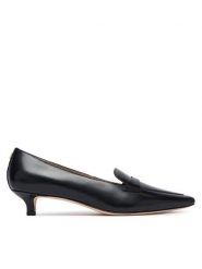 LAUREN RALPH LAUREN Czółenka Frncsa Lf Pp Pm Cto 802P16894002 Czarny. Czarne czółenka damskie Lauren Ralph Lauren, bez wzorów, ze skóry, bez obcasa. Za 859.99 zł.