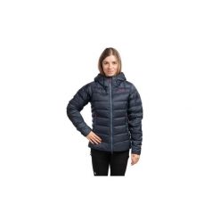 Kurtka puchowa damska Electron Pro Hoody Women. Niebieskie kurtki damskie RAB, bez wzorów, z puchu, z kapturem. Za 1,419.99 zł.