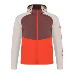 Kurtka softshell męska Columbia Panther Creek. Czerwone kurtki męskie Columbia, m, bez wzorów, z softshellu, bez kaptura. Za 229.99 zł.