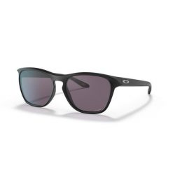 Okulary przeciwsłoneczne szklane Oakley Manorburn Prizm. Czarne okulary przeciwsłoneczne damskie Oakley, prostokątne. Za 666.60 zł.