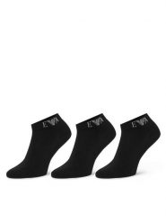 EA7 Emporio Armani Skarpety krótkie EM000550 AF26377 UC001 Czarny. Czarne skarpetki męskie EA7 Emporio Armani, bez wzorów, z bawełny. Za 104.99 zł.