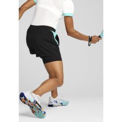Damskie spodenki 2 w 1 do padla INDIVIDUAL PUMA. Czarne szorty damskie Puma, bez wzorów, sportowe. Za 199.00 zł.