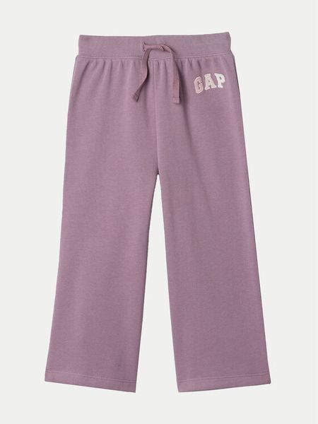 Gap Spodnie dresowe 635493 Fioletowy Regular Fit. Fioletowe spodnie dziewczęce GAP, z bawełny. Za 59.99 zł.