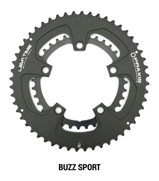 Praxis Top Buzz Sport zębatka 110BCD 52/36T Czarna. Czarne topy sportowe damskie PRAXIS, bez wzorów, bez ramiączek. Za 504.95 zł.