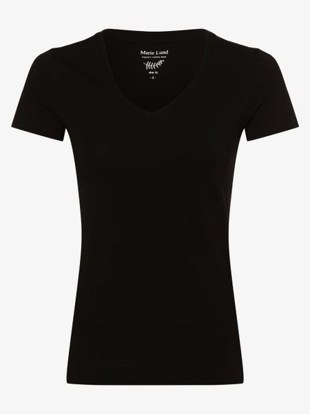Marie Lund T-shirt Kobiety Bawełna czarny, XL. Czarne t-shirty damskie Marie Lund, xl, bez wzorów, z bawełny, bez kołnierzyka. Za 79.95 zł.