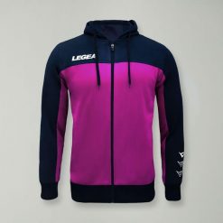 Oversize sportowa kurtka z zamkiem FLEX fuksjowa. Czerwone kurtki treningowe męskie Legea, xl, bez wzorów, z materiału, do biegania. Za 88.00 zł.