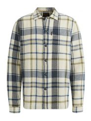 PME Legend Koszula w kolorze kremowo-granatowym rozmiar: L. Brązowe koszule męskie PME Legend, l, bez wzorów, z bawełny, bez kołnierzyka, bez ramiączek. Za 174.02 zł.