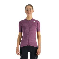 Koszulka rowerowa damska Sportful Supergiara. Fioletowe bluzki sportowe damskie SPORTFUL, l, z materiału, bez kołnierzyka, bez ramiączek. Za 179.99 zł.