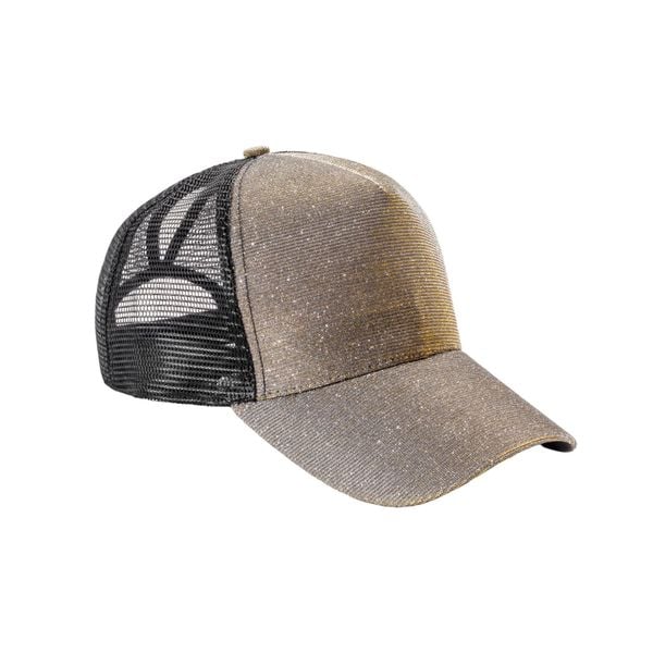 Czapka Z Daszkiem Dla Dorosłych Unisex New York Sparkle Trucker Cap. Czerwone czapki męskie RESULT HEADWEAR, bez wzorów, z bawełny. Za 31.99 zł.