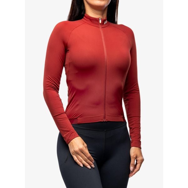 Bluza rowerowa damska POC W Ambient Thermal Jersey. Czerwone bluzy bez kaptura damskie POC, s, z jersey. Za 529.99 zł.