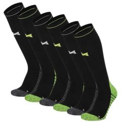 Skarpety kompresyjne do biegania Xtreme, 6 par, Multi Czarne. Czarne skarpetki damskie XTREME SOCKSWEAR, bez wzorów. Za 225.99 zł.
