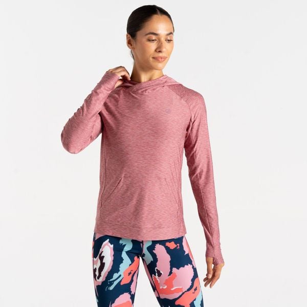 Damska lekka bluza fitness Sprint City. Czerwone bluzy bez kaptura damskie Dare 2b, bez wzorów, bez ramiączek, bez kaptura. Za 139.99 zł.